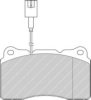 FERODO FDB1334 Brake Pad Set, disc brake